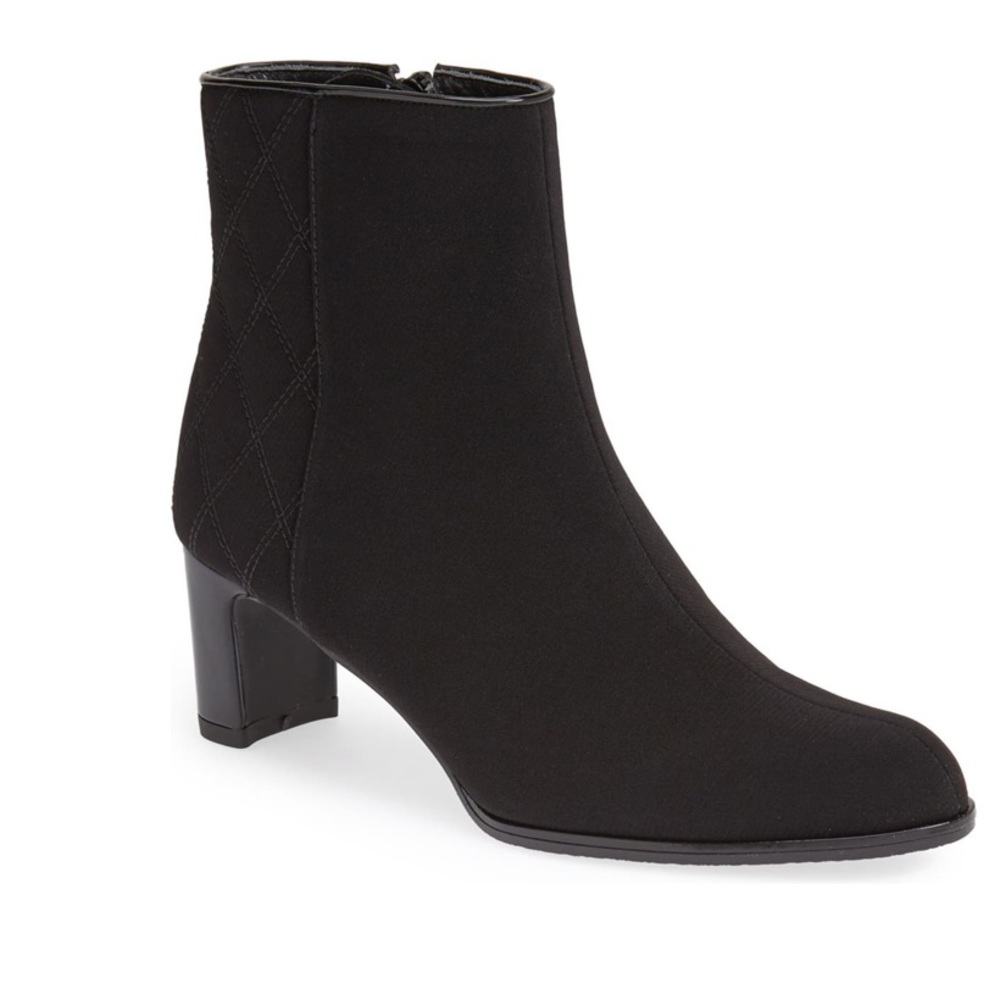 Stuart Weitzman Backer Black Waterproof Bootie 8